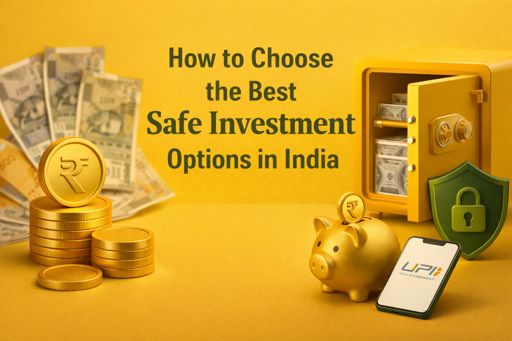 How to Choose the Best Safe Investment Options in India