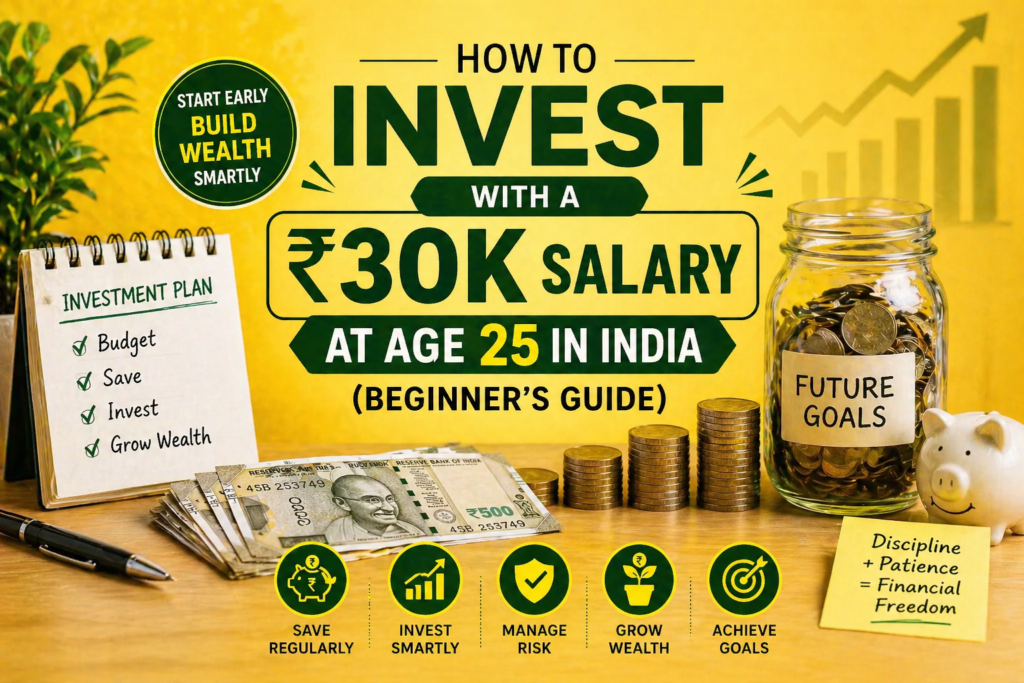 How to Invest with a ₹30K Salary at Age 25 in India (Beginner’s Guide)