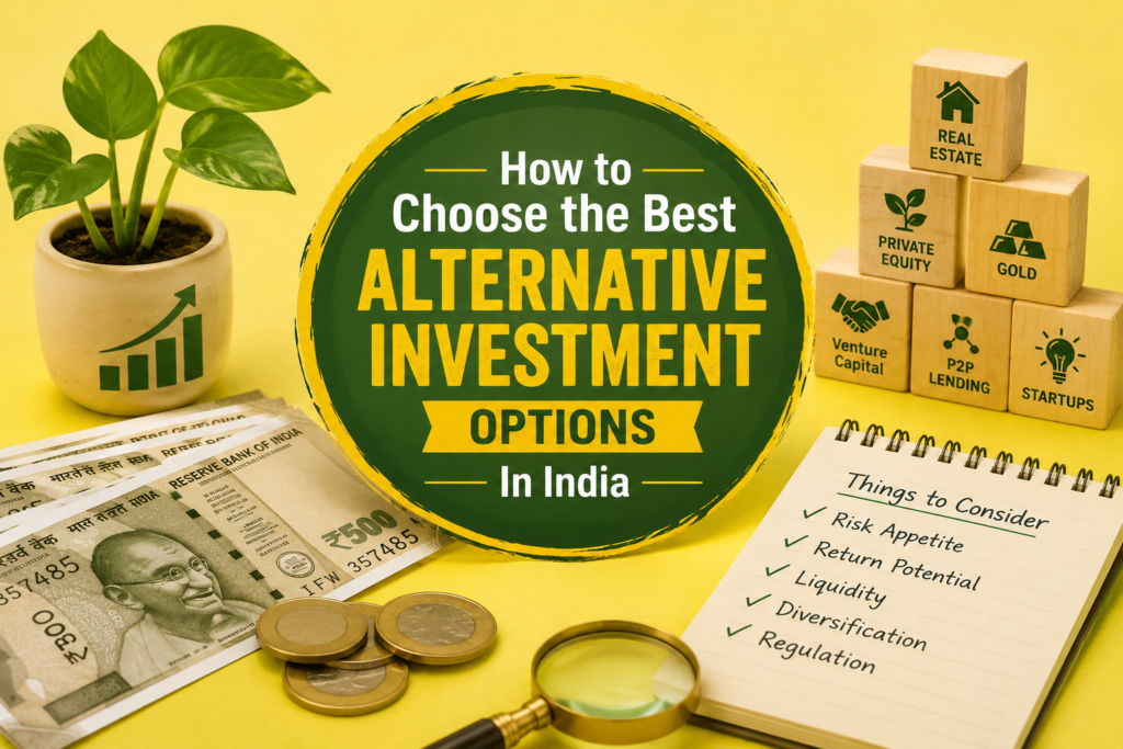 How to Choose the Best Alternative Investment Options In India
