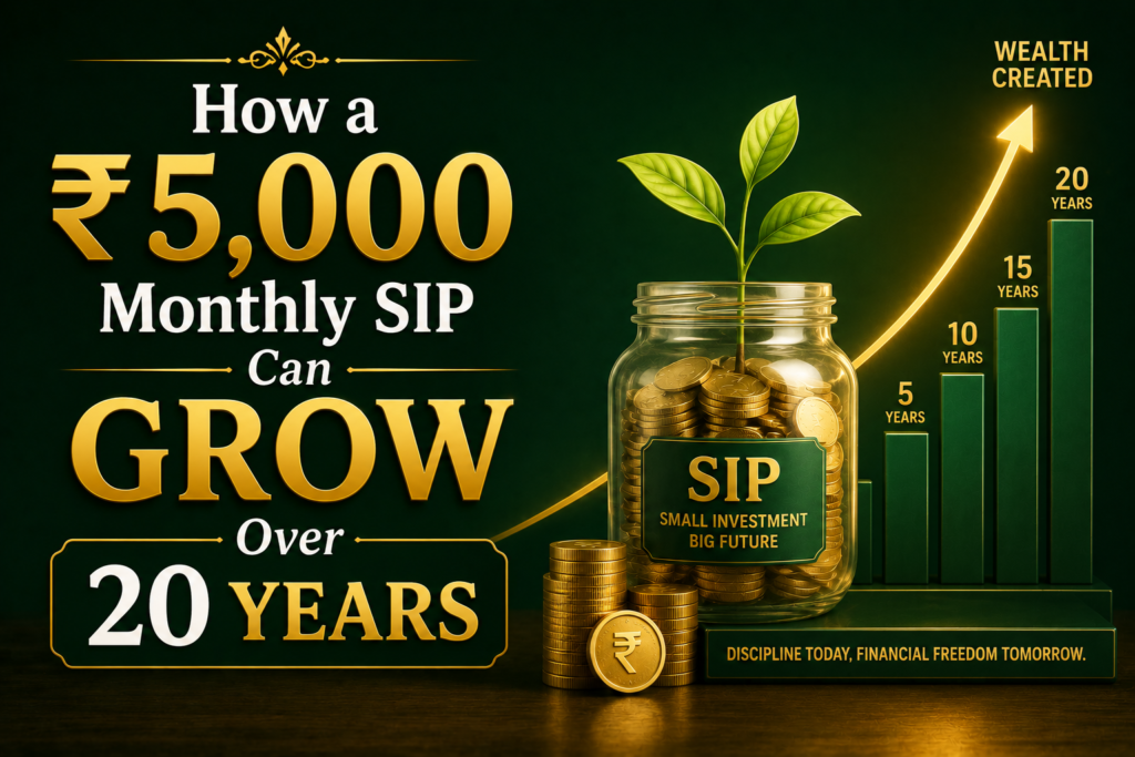 How a ₹5,000 Monthly SIP Can Grow Over 20 Years