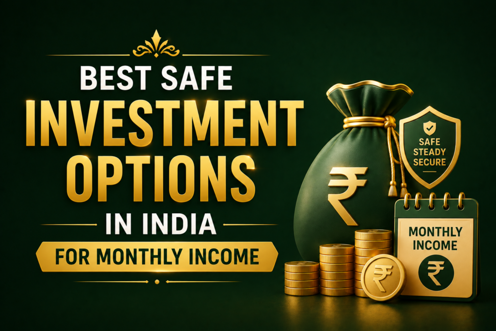 Best Safe Investment Options in India for Monthly Income