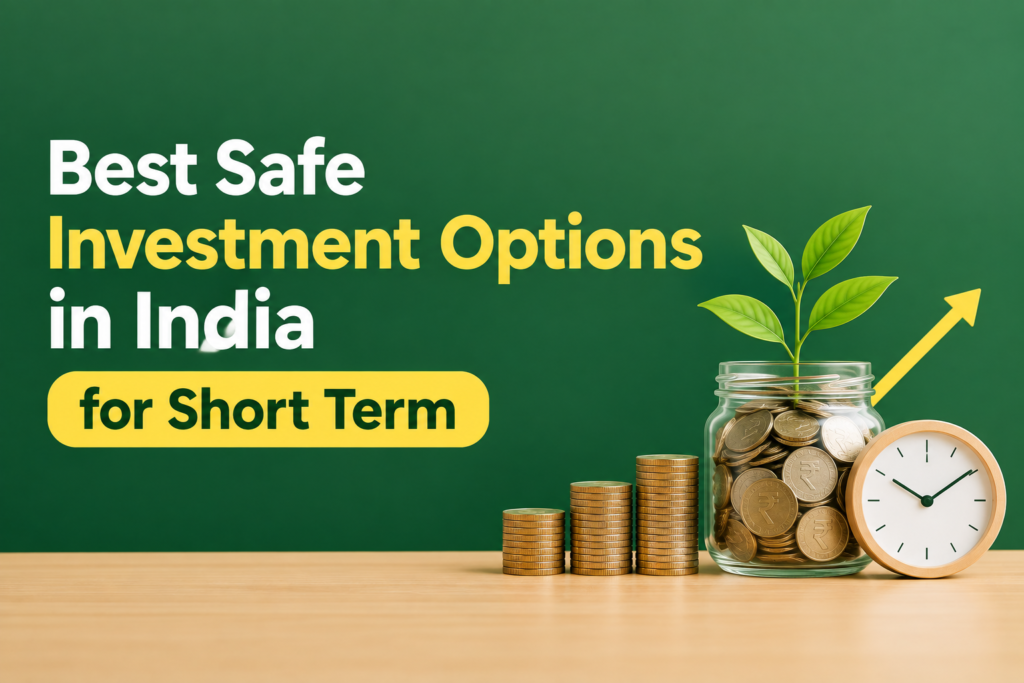 Best safe investment options in India for Short Term